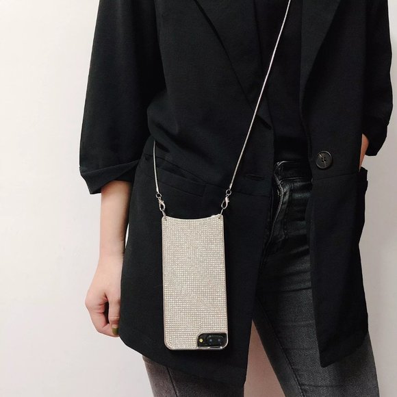 💎 CRYSTAL PAVE CROSSBODY FOR IPHONE 11 Pro - Picture 3 of 4